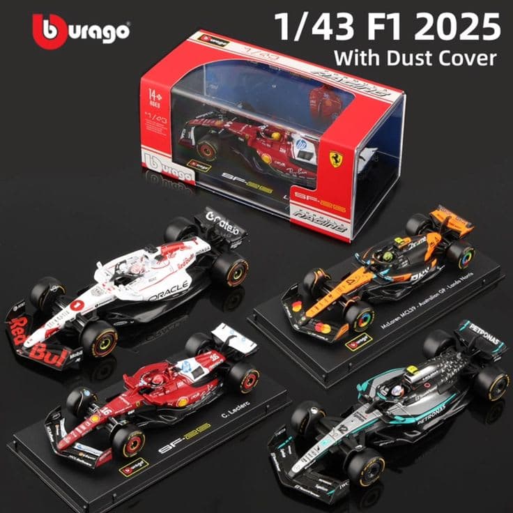 Bburago F1 all models available 1:43 with case
