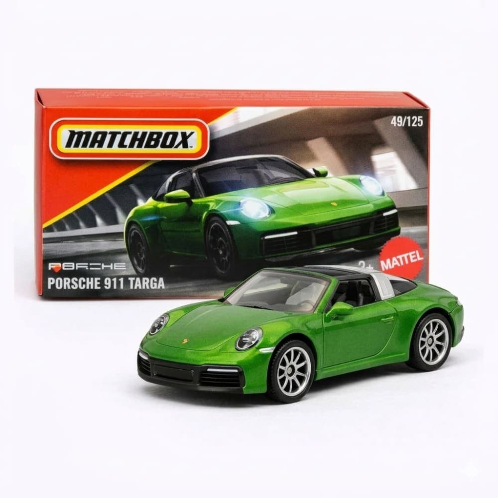 Hot Wheels 2025 Match Box Porsche 911 Targa collection series mainlines (Green)